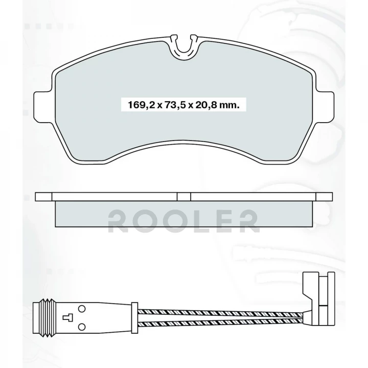 Гальмівні колодки Intelli дискові передні (D124E)-фото 2