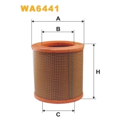 Фильтр воздушный Alfa Romeo AR 6/8; Iveco Daily/Grinta I, Daily/Grinta II; Citroen C25 Wix Filters (WA6441)