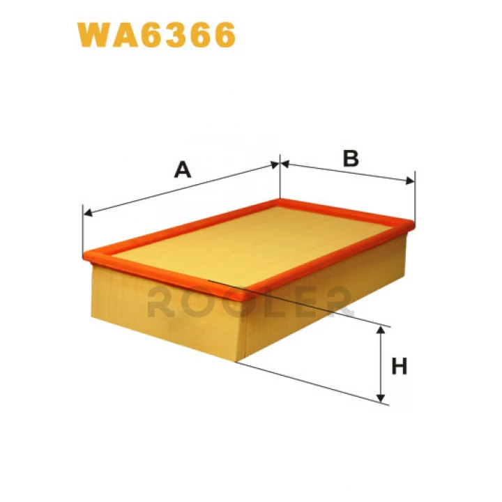 Фільтр повітря Audi 100, A6 (4A/C4), A6 Quattro/Allroad Wix Filters (WA6366)-фото 1