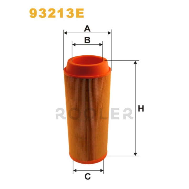 Фільтр повітря Aebi TT/Terratrac; Ahlmann AF, AS; Bobcat T; Holder Tractoren A, C; K Wix Filters (93213E)-фото 1
