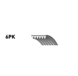 Ремень генератора 2108-15 16v 6PK738 GATES (6PK738)