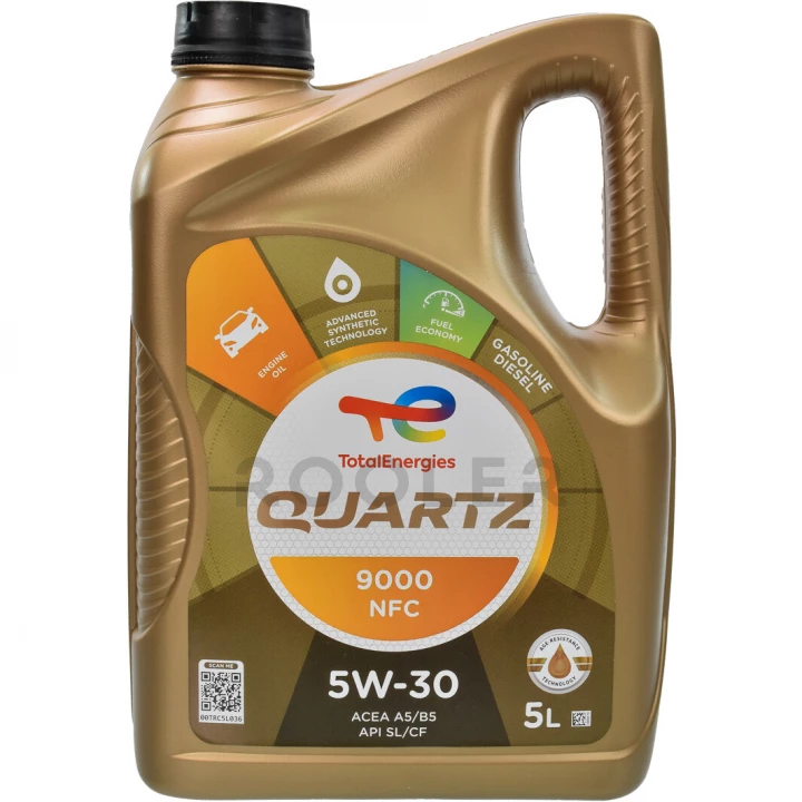 Масло моторное TOTAL Quartz 9000 NFC 5W-30 5 л (183199)-фото 1