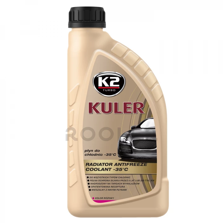 Жидкость охлаждающая K2 Kuler Long Life -35 °C G13 розовая 1 л (T201R)-фото 1