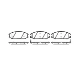 Гальмівні колодки WOKING дискові (P6713.12)