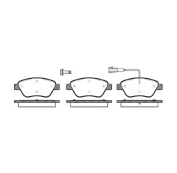 Тормозные колодки WOKING дисковые (P9583.01)