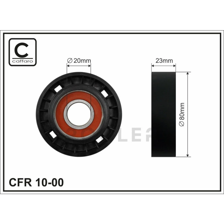 Ролик обводной CAFFARO (10-00)-фото 1
