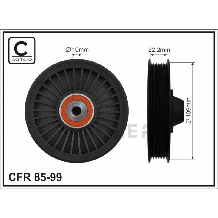 Ролик обводной CAFFARO (85-99)-фото 1