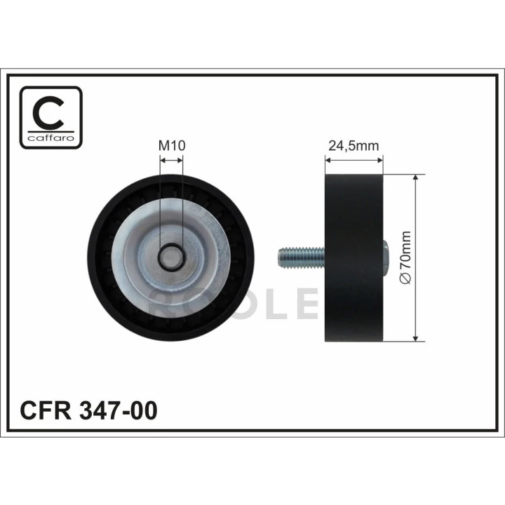 Ролик обводной CAFFARO (347-00)-фото 1
