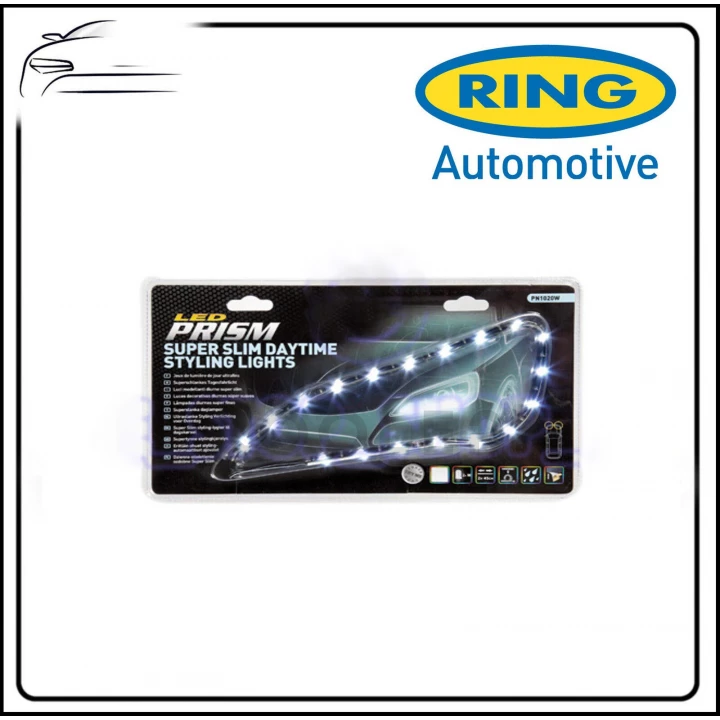 Підсвітка світлодіодна 45 см 12 В передні фари RING (PN1020W)-фото 1