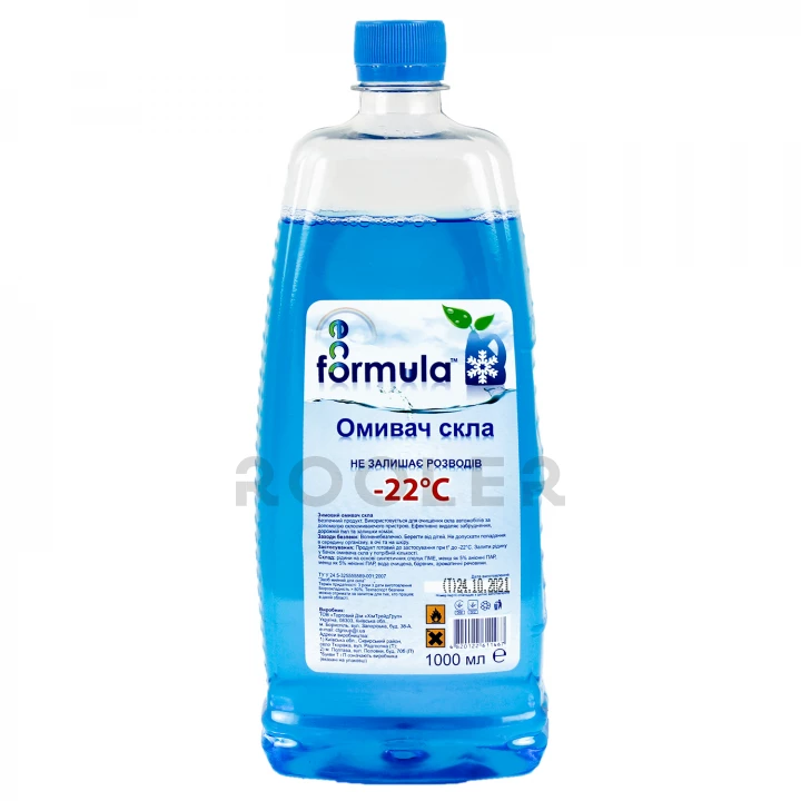 Омивач скла зимовий EcoFormula -22 °С "Морський бриз" 1 л-фото 1