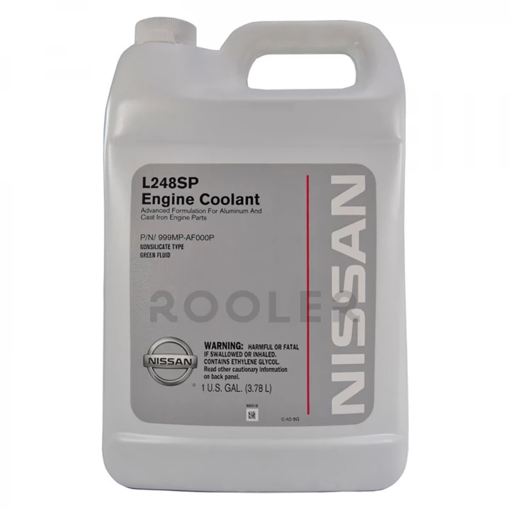 Жидкость охлаждающая Nissan Engine Coolant L248SP -80 °С зеленая 3,78 л (999MPAF000P)-фото 1