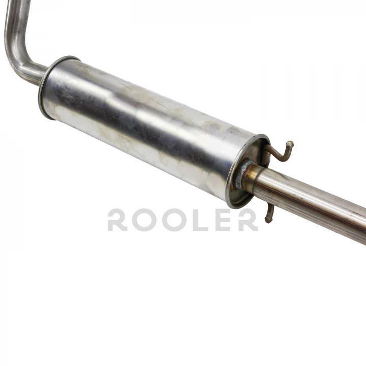 Резонатор BOSAL Daewoo Lanos 1.5 під хомут з приймальною трубою Е3 з гофрою під датчик алюмінізована (293-047)-фото 4