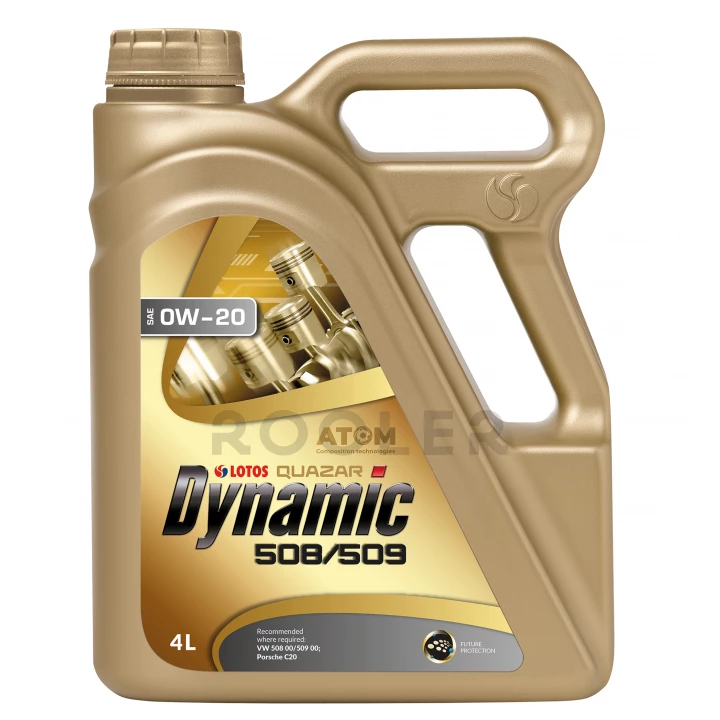 Масло моторное LOTOS Quazar Dynamic 508/ 509 0W-20 4 л (WF-K405B00-0HB)-фото 1