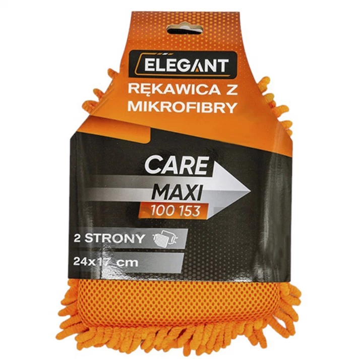 Перчатка для мойки авто Elegant Maxi микрофибра 24 см х 17 см (EL 100 153)-фото 3