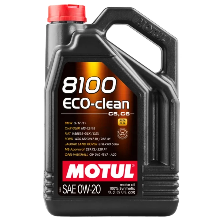 Масло моторное MOTUL 8100 Eco-clean 0W-20 5 л (108862)-фото 1
