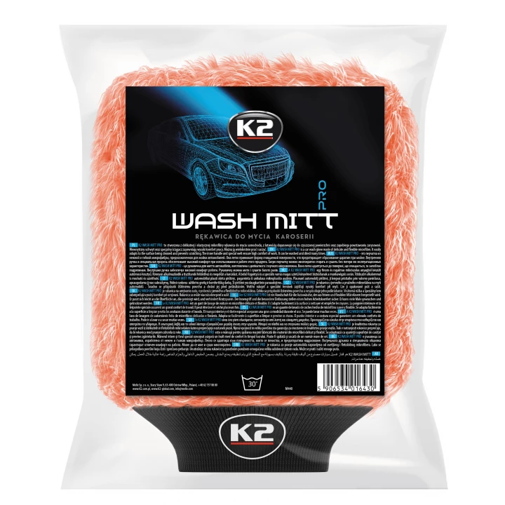 Рукавичка K2 Wash Mitt Pro для миття автомобілів мікрофібра 27 см х 21 см (M440)-фото 2