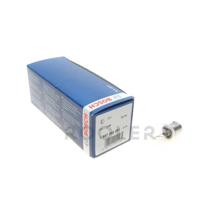 Лампа розжарювання P21W 12V 21W BA15d двоконт. (вир-во Bosch)-фото 1