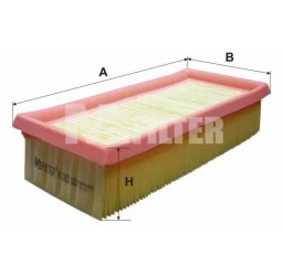 Фільтр повітряний VW (вир-во M-filter)