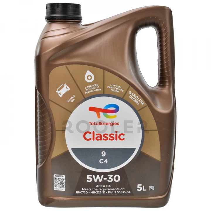 Масло моторное TOTAL Classic 9 C4 5W-30 5 л-фото 1