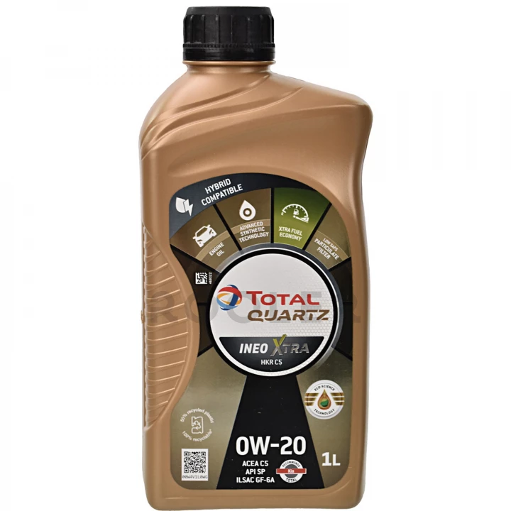 Масло моторное TOTAL Quartz Ineo XTRA HKRC5 0W-20 1 л (0W20QIXHKRC51L)-фото 1