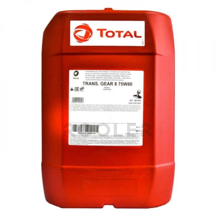 Масло трансмиссионное TOTAL Transmission Gear 8 75W-80 20 л-фото 1