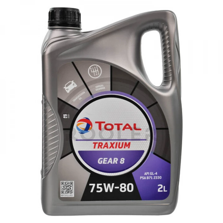 Масло трансмиссионное TOTAL Transmission Gear 8 75W-80 2 л-фото 1