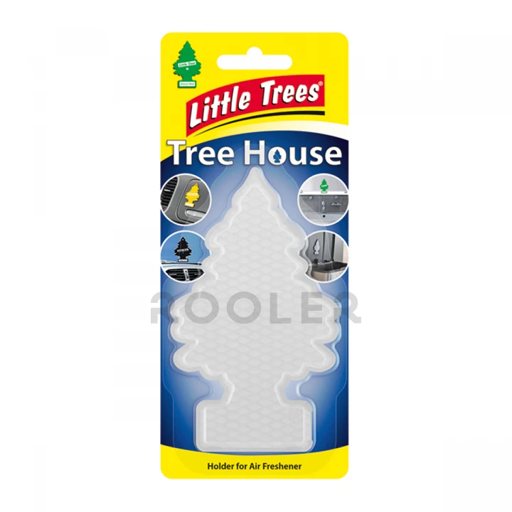 Держатель ароматизатора для салона авто Little Trees Tree House елка прозрачная (9955)-фото 1