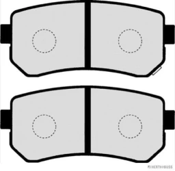Колодки тормозные дисковые задние HYUNDAI, KIA (пр-во Jakoparts)