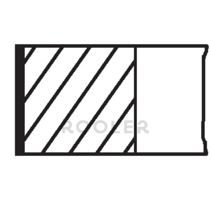Кольца поршневые PSA 85,00 EW10J4 2,0i 16V (пр-во Mahle)-фото 2