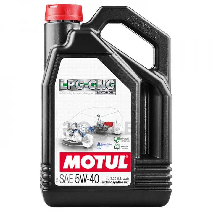Масло моторное MOTUL LPG-CNG 5W40 4 л (110669/854654)-фото 1