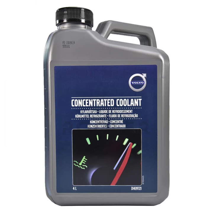 Жидкость охлаждающая VOLVO Ad Coolant -80 °C G11 зеленая концентрат 4 л (31439721)-фото 1