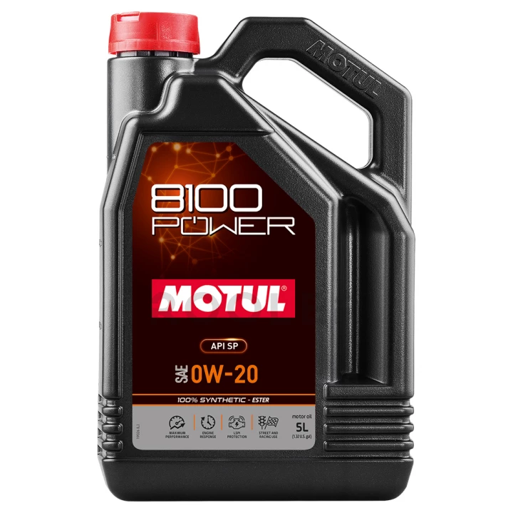 Масло моторное MOTUL 8100 Power 0W-20 5 л (824406)-фото 1