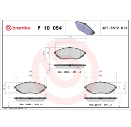 Гальмівні колодки дискові