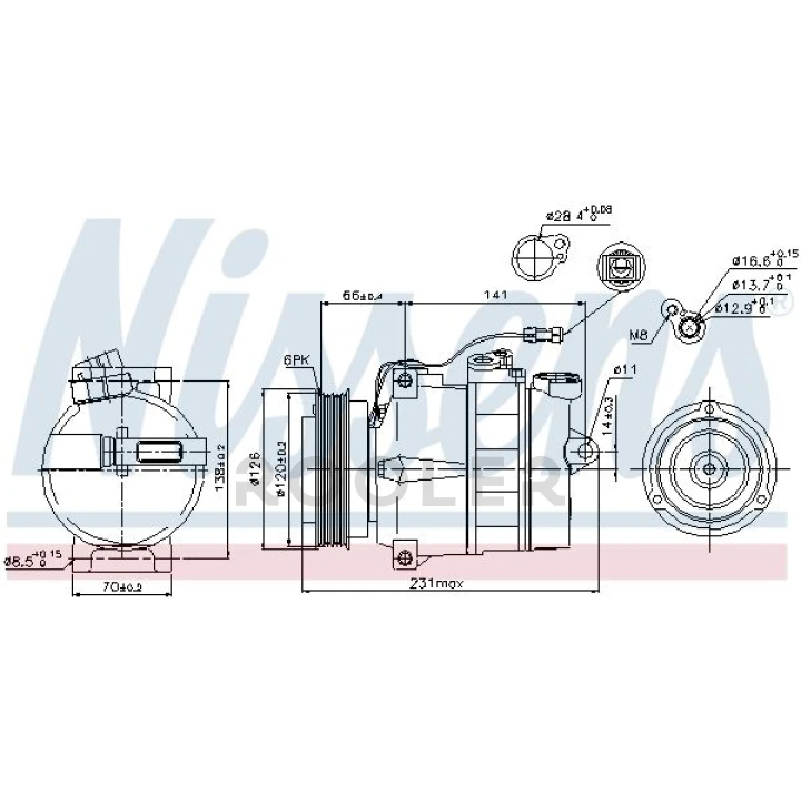 Компресор AI A 4/S 4(94-)2.4 i V6(+)[OE 4B0.260.805 B]-фото 1
