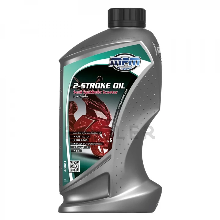 Масло моторное MPM 2Т Stroke Oil Synthetic TC+ 1 л (43001)-фото 1