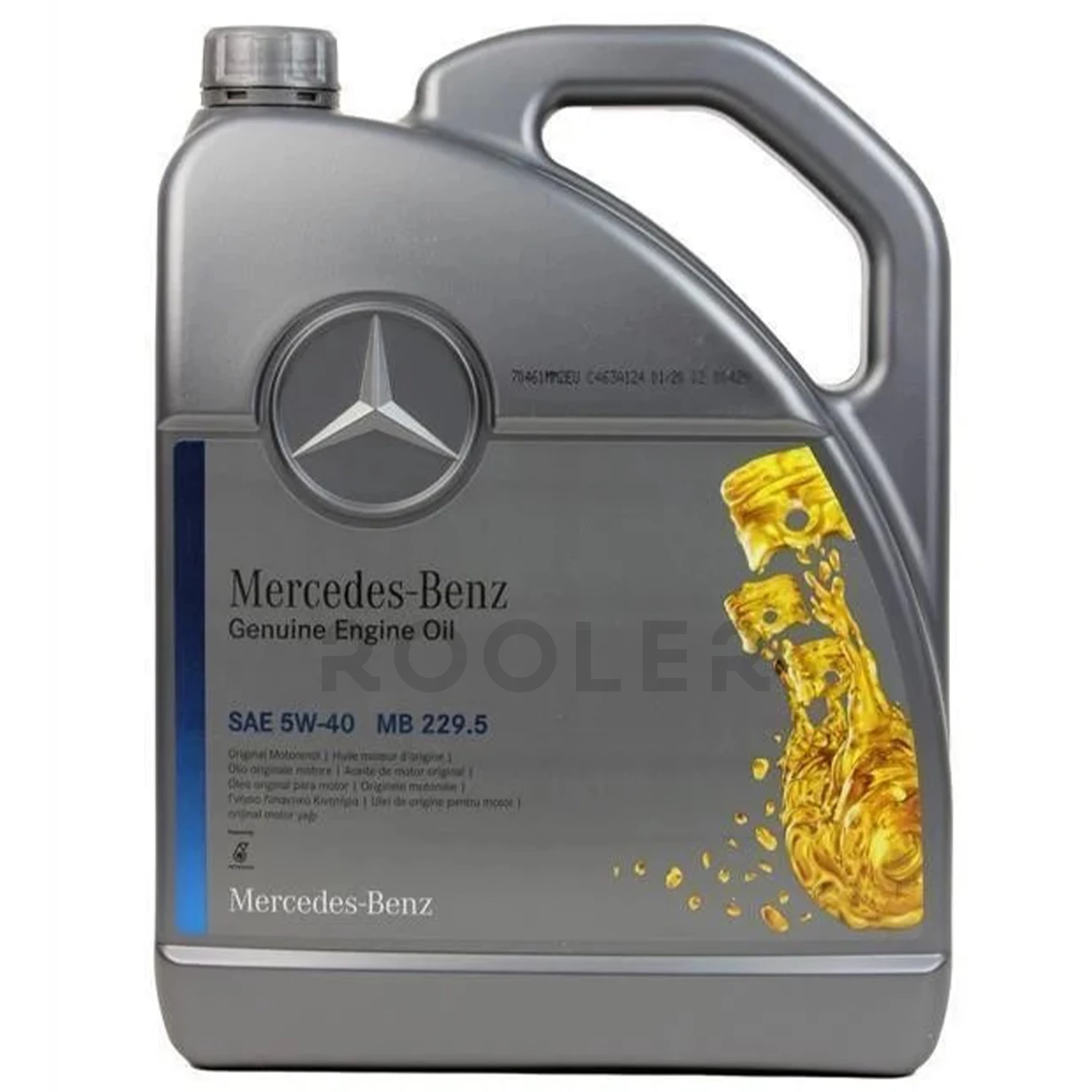 Масло моторное MERCEDES-BENZ 229.5 5W-40 5 л (A000989630813