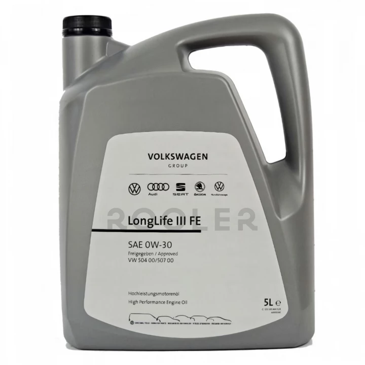 Масло моторное VAG Long Life III FE 0W-30 5 л (GS55545M4EUR)-фото 1