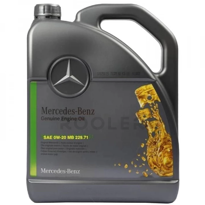 Масло моторное MERCEDES-BENZ MB 229.71 0W-20 5 л (000989230713FBAE)-фото 1