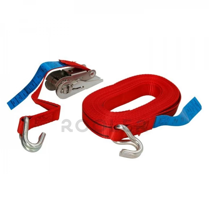 Ремінь стяжний 4 т CARGO 10 м червоний (PK10M0204T)-фото 1