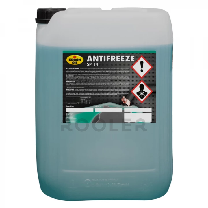 Жидкость охлаждающая KROON OIL Antifreeze SP 14+ -40 °C G11 зеленый концентрат 20 л (37347)-фото 1