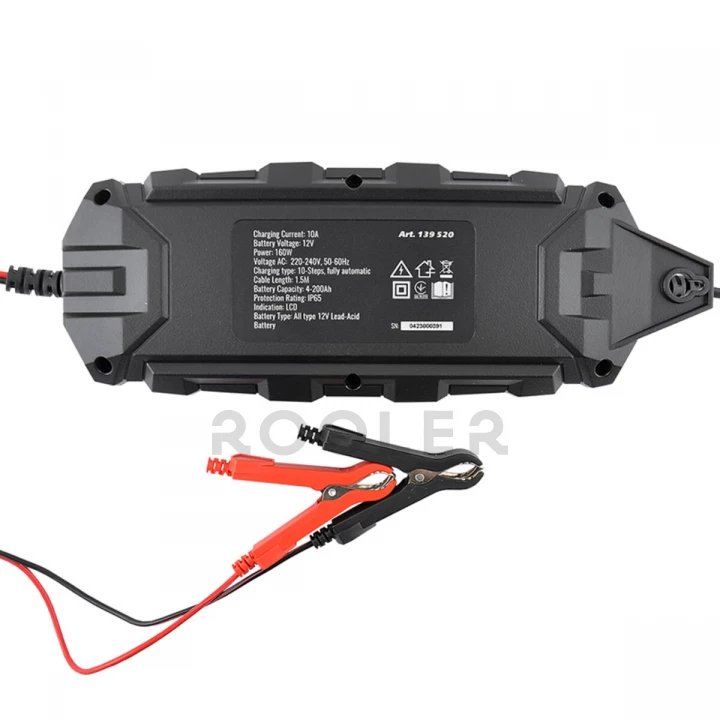 Зарядний пристрій АКБ WINSO PRO  LCD  10A ,12V. 4-200Ah-фото 2