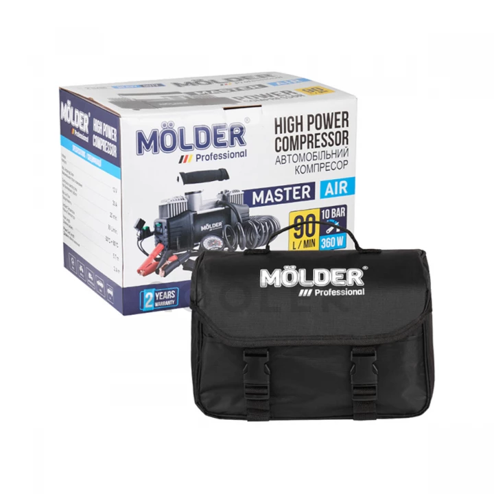 Компрессор автомобильный MOLDER 10 Атм (MA25200)-фото 7