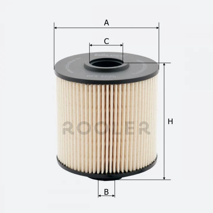 Фільтр паливний Molder Filter KFX 57/2D (95021E, KX67/2DEco, PU10461X)-фото 3