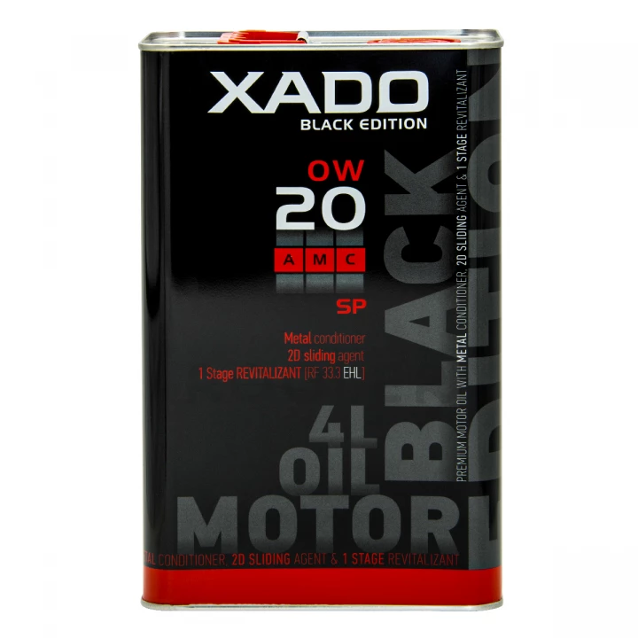 Масло моторное XADO 0W-20 SP AMC Black Edition синтетическое 4 л (XA 22294)-фото 1
