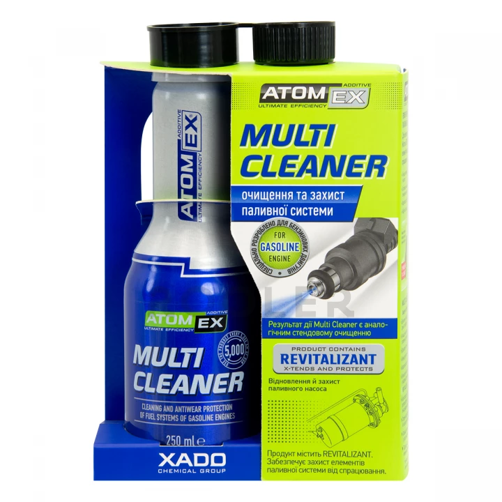 Очисник ATOMEX Multi Cleaner для паливної системи двигуна (бензин) 250 мл (XA 40013_14)-фото 3